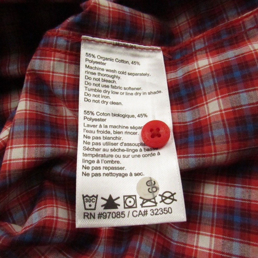 Outdoor Research Shirt Mens Extra Large XL Seapine Cranberry Plaid Short Sleeve‎ - Picture 12 of 16